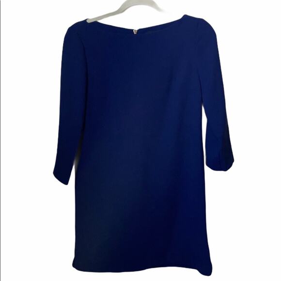 French connection long sleeve blue dress size 2 - Picture 1 of 8